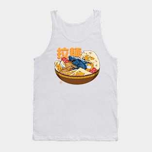 Shark Ramen Wave Tank Top